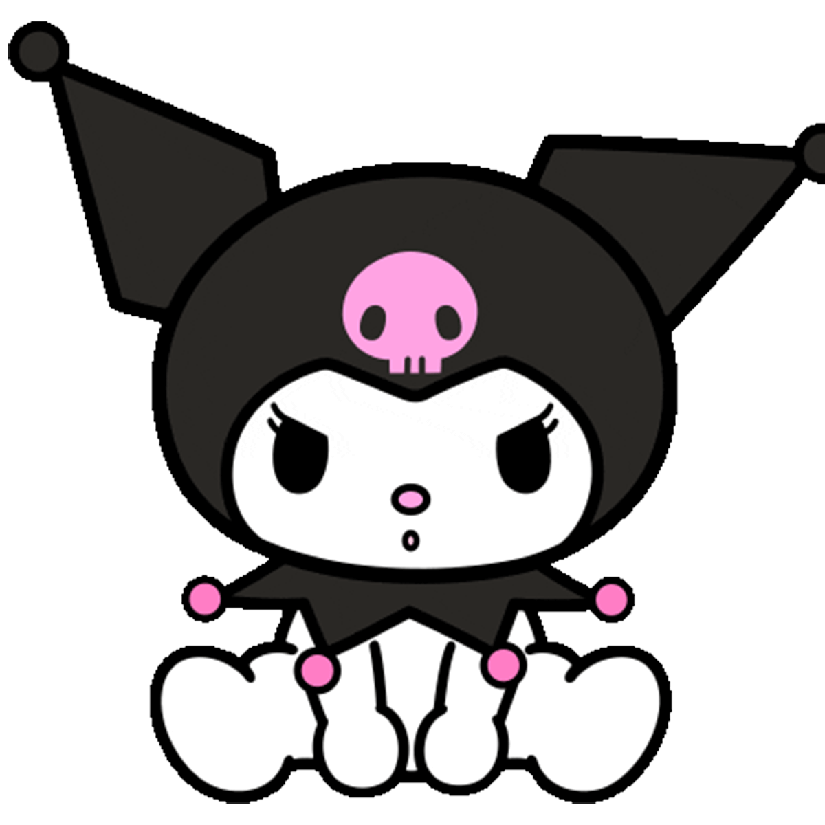 ¡INDIVIDUAL! Patrón Digital para Funda para Casco Estilo Kuromi a Ganchillo
