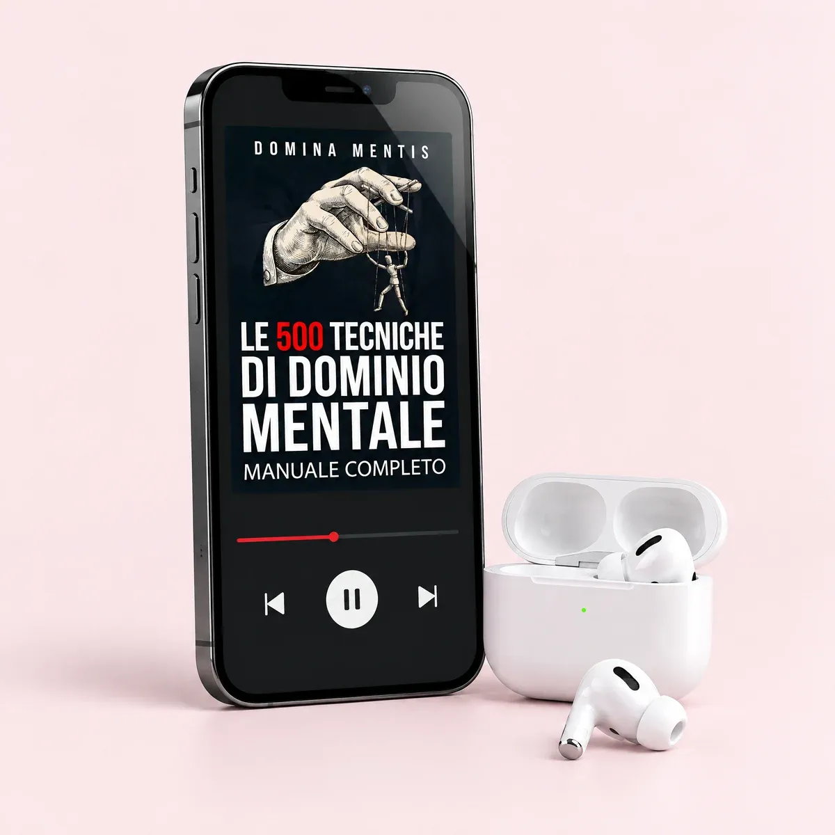 L'audiolibro sull'iPhone con gli auricolari