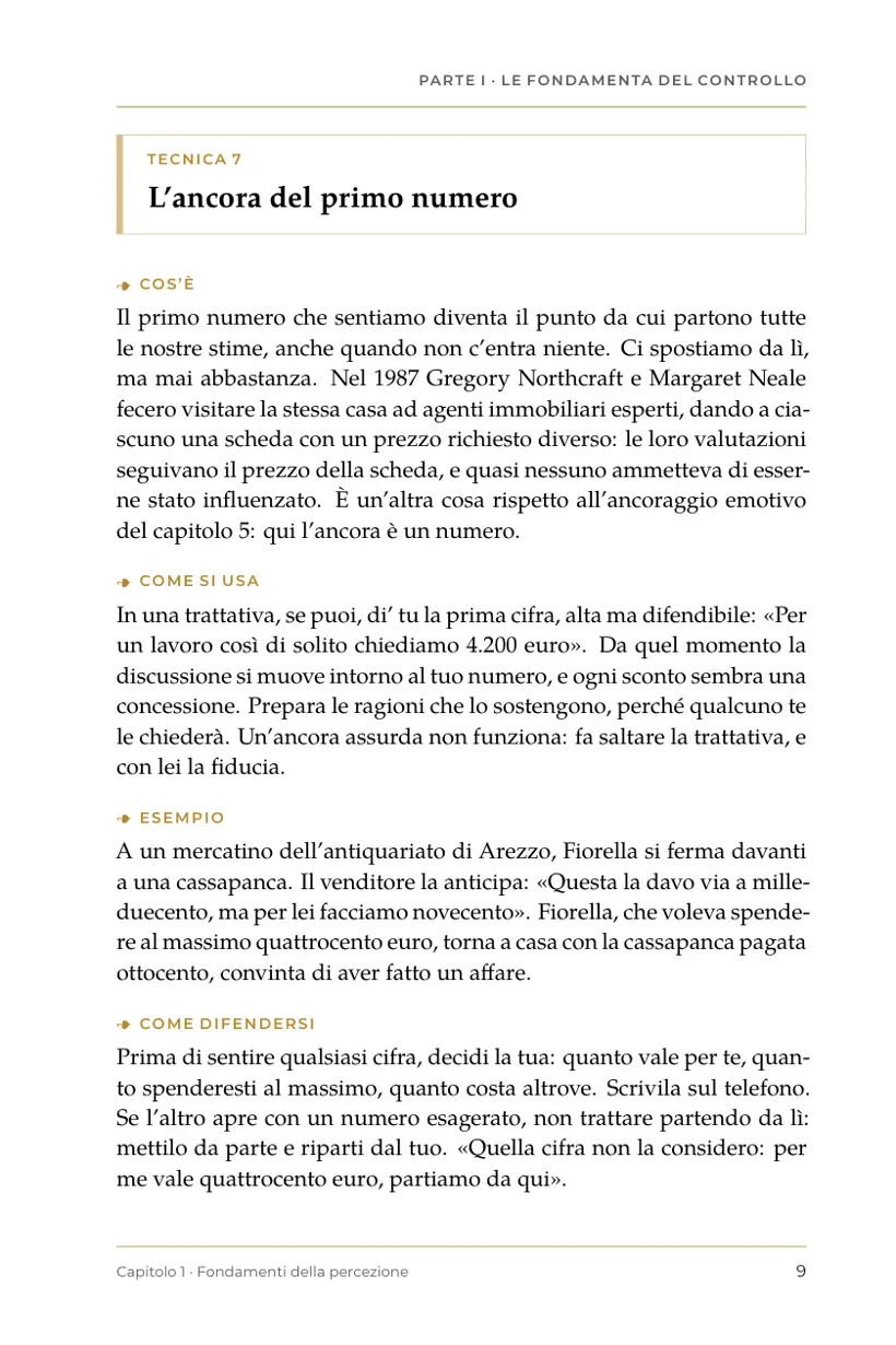 Tecnica 7, L'ancora del primo numero