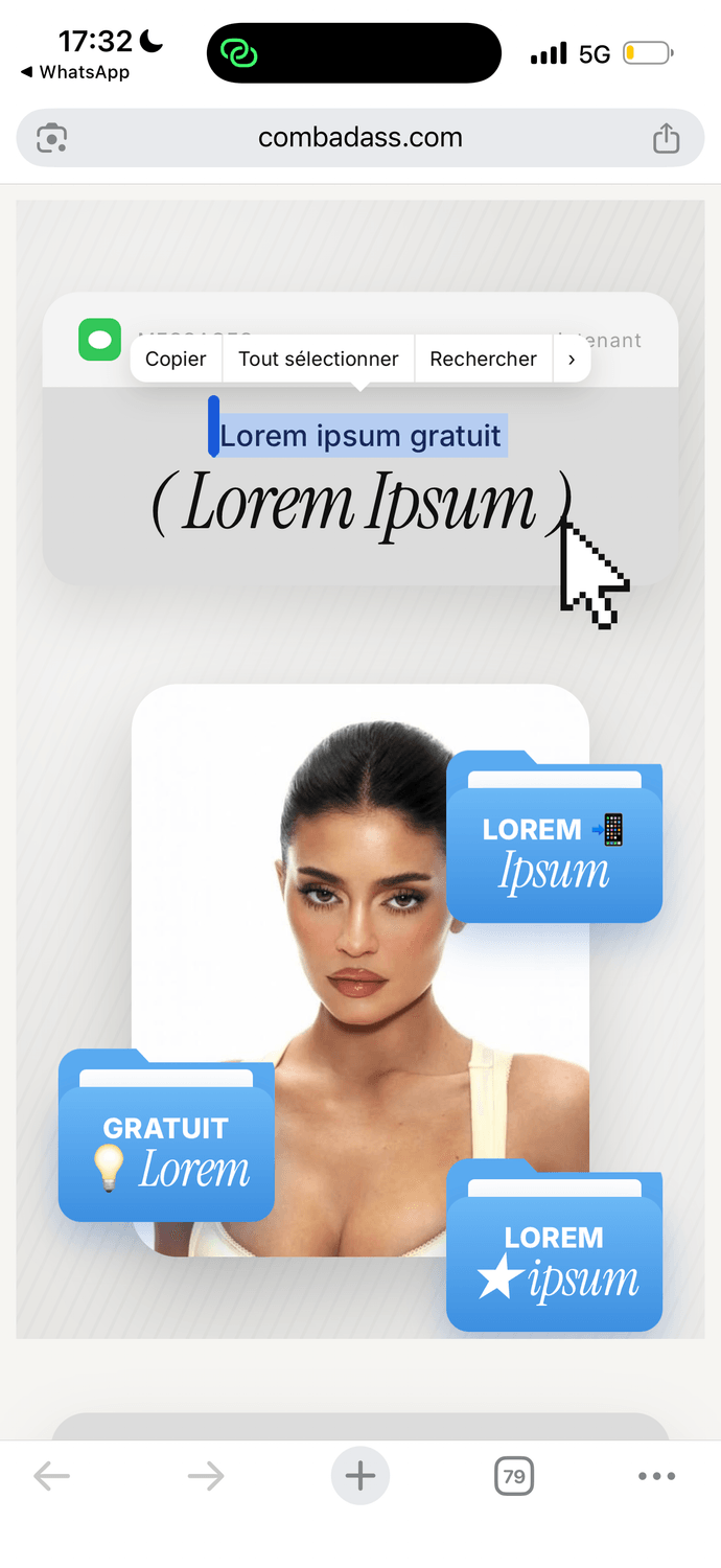 Template page de vente