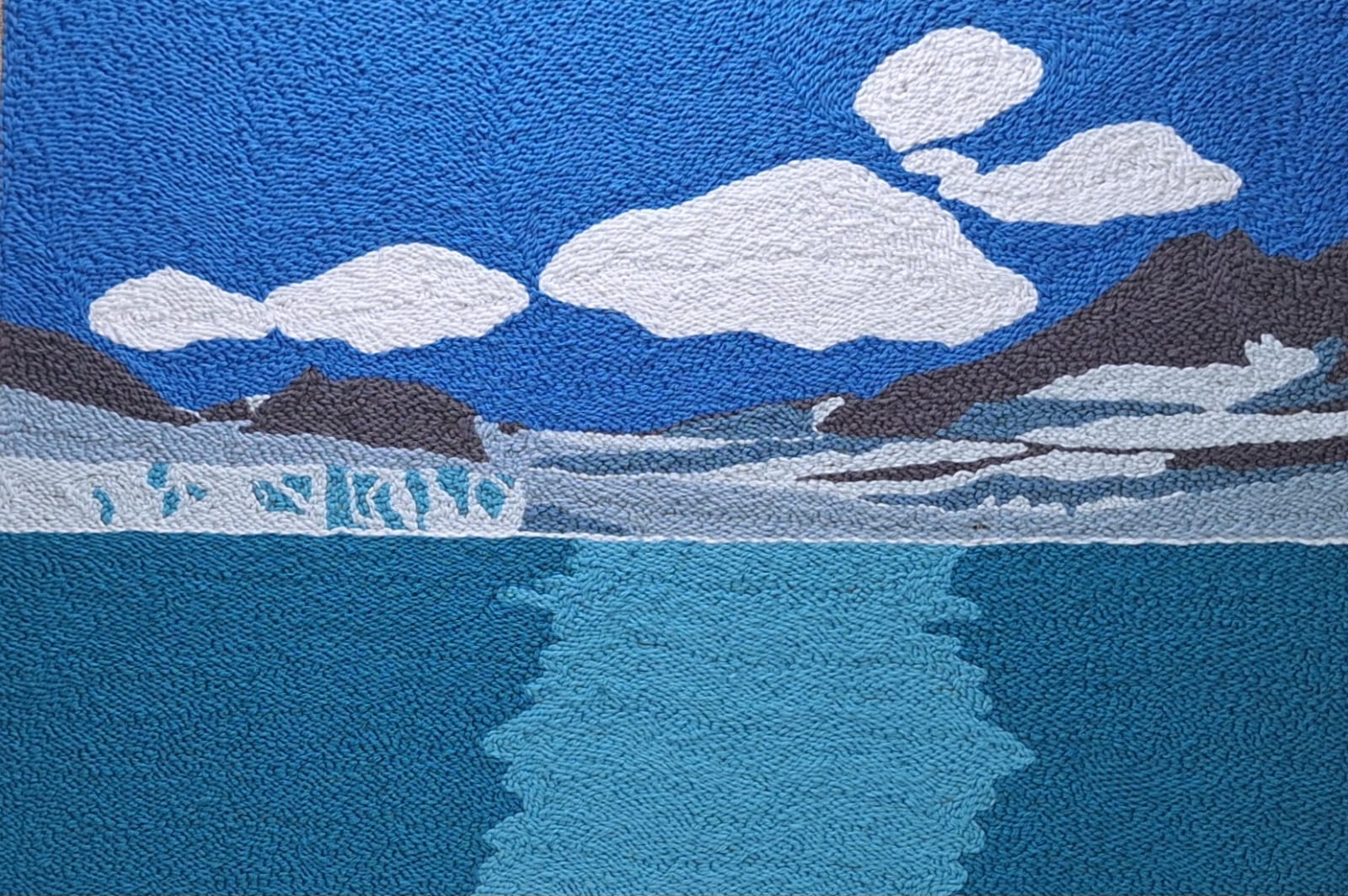 Quadro ricamato con Ago Magico