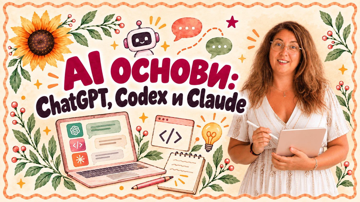 AI основи: ChatGPT, Codex и Claude
