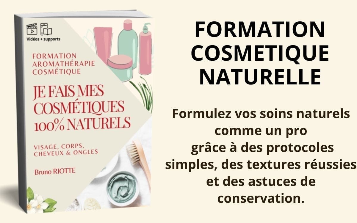 Formation — Cosmétique naturelle — ingrédients, méthodes, protocoles