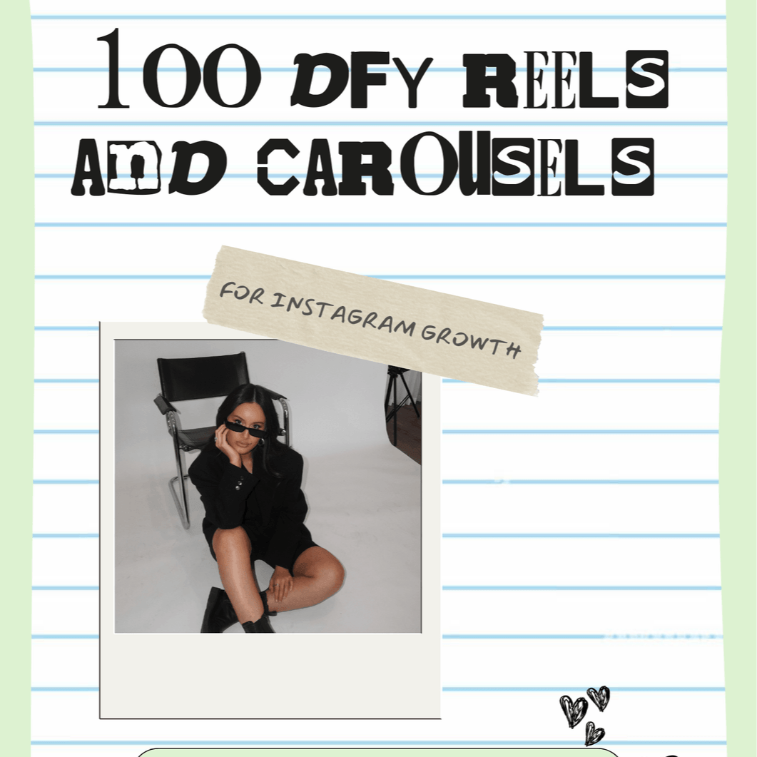100 DFY Reels and Carousels