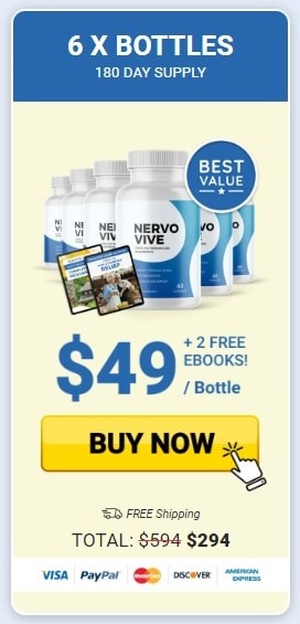 Buy Nervovive  Bottle 6 , $49/bottle