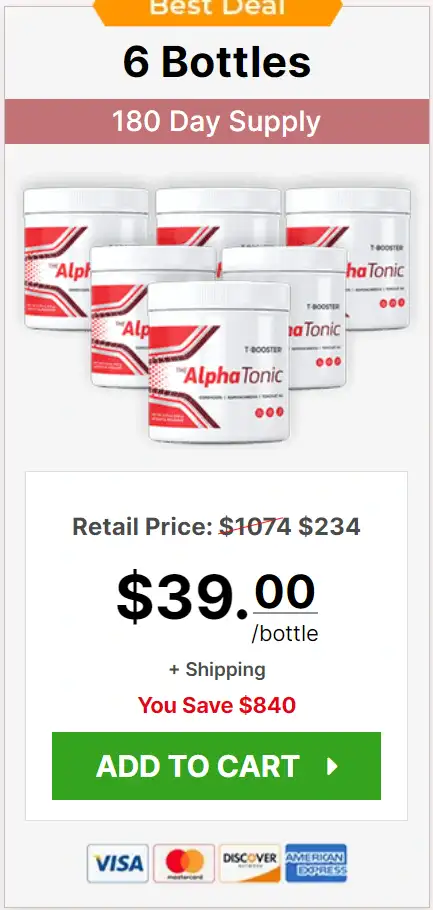 Order Now Alpha Tonic 6 bottles