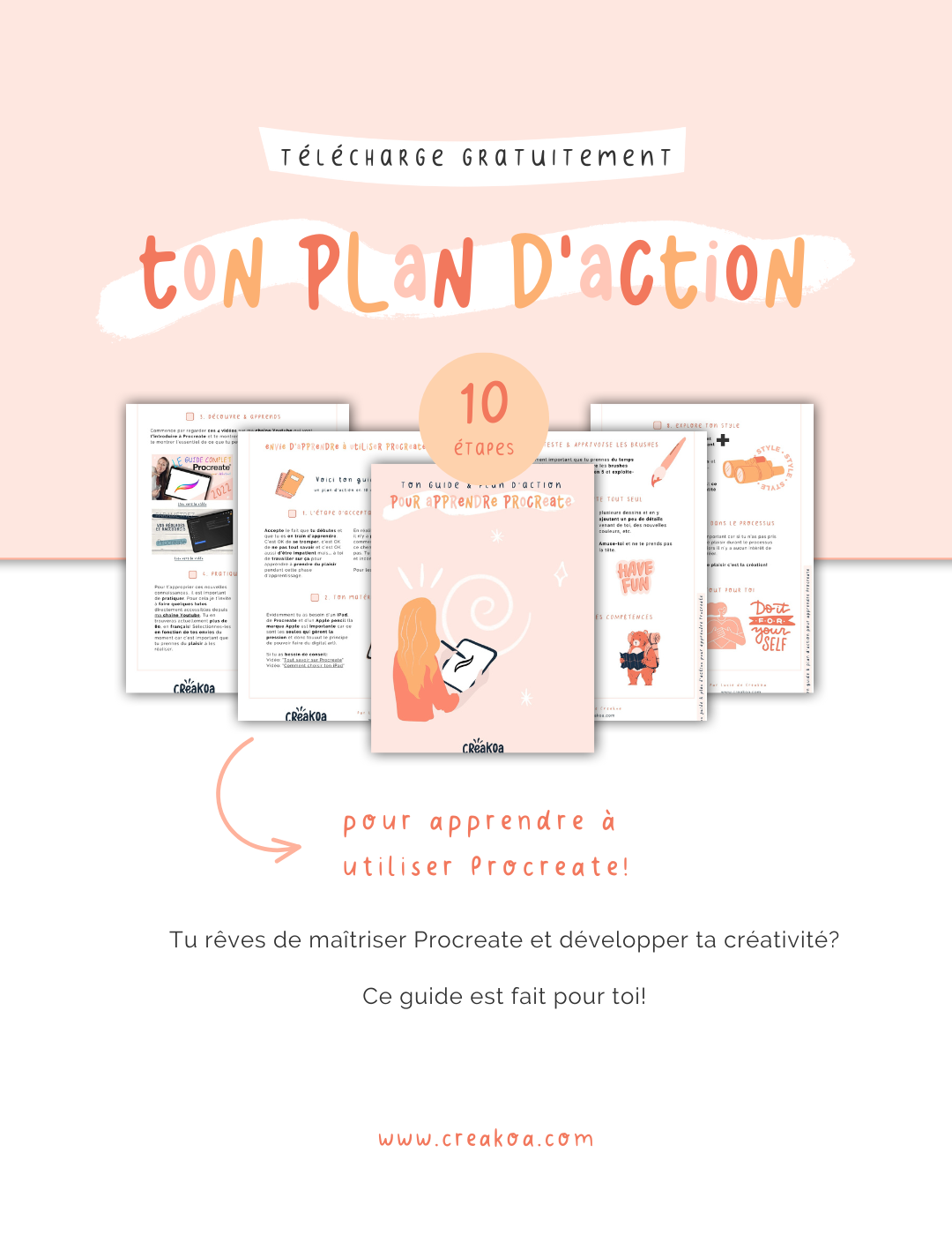 pack de 14 brushes procreate gratuites