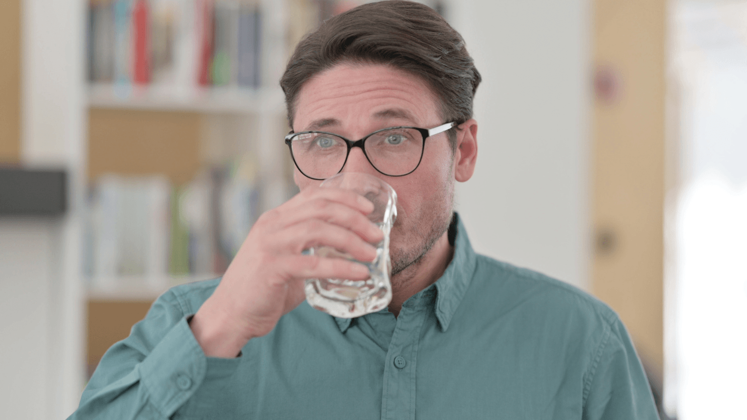 drinking water