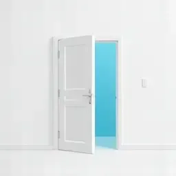 door open