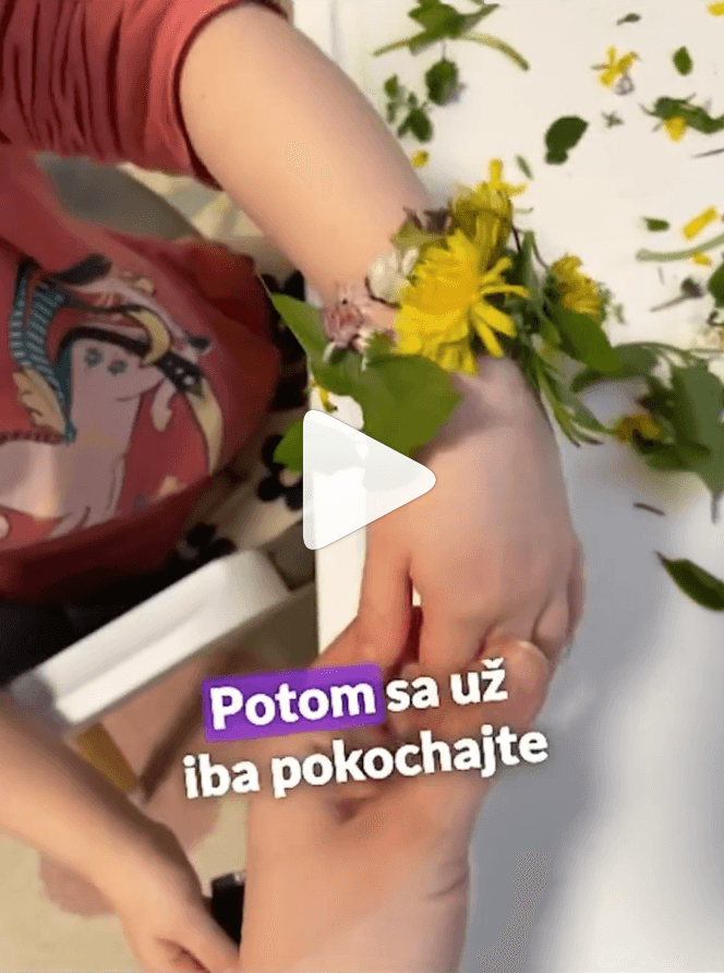 naramok z kvetin, aktivity pro deti