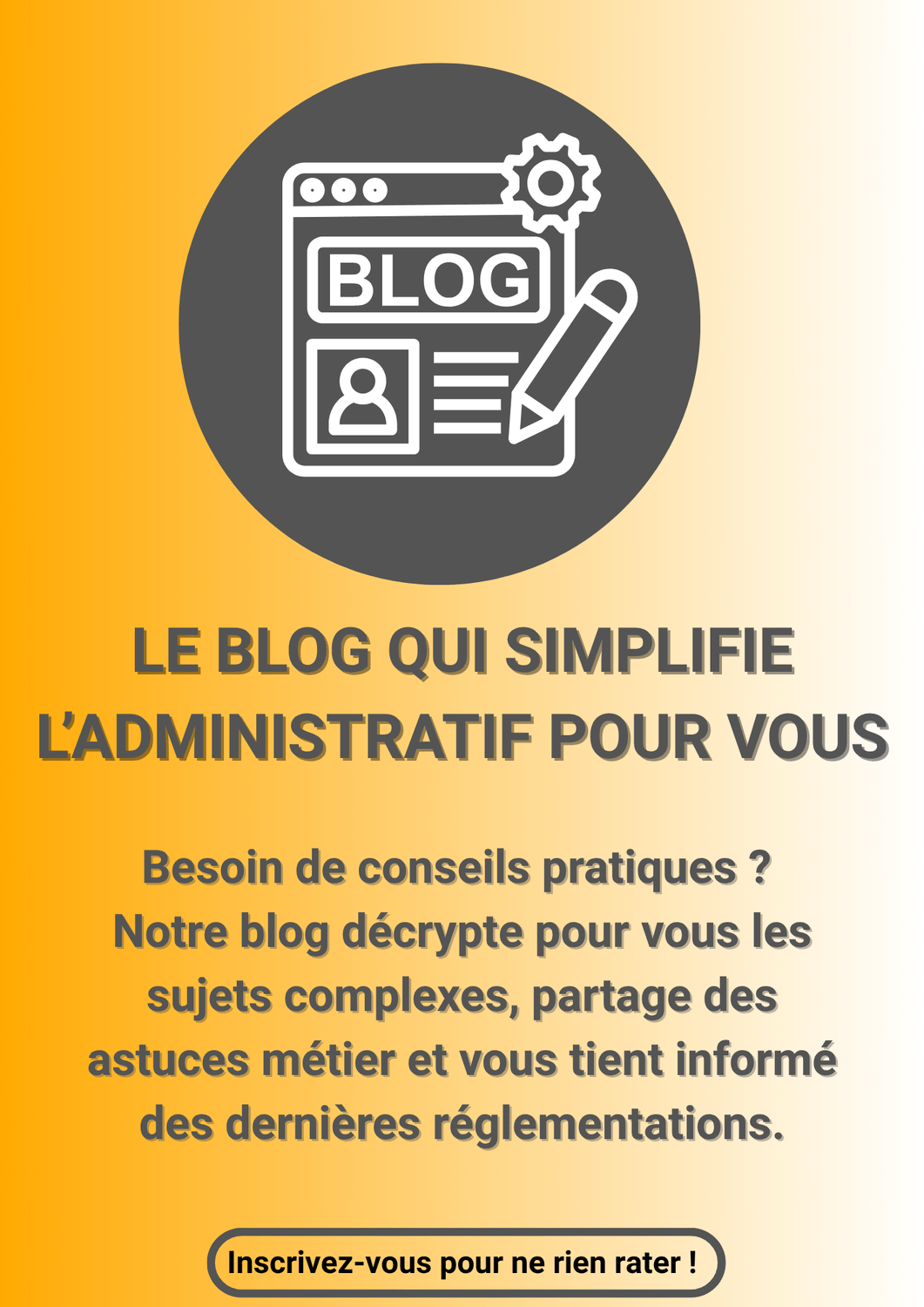 Affiche blog