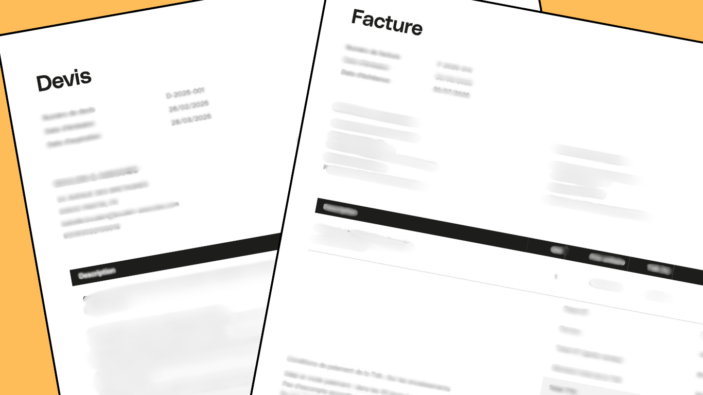 deux documents superposés