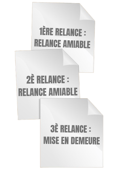 trois document superposés