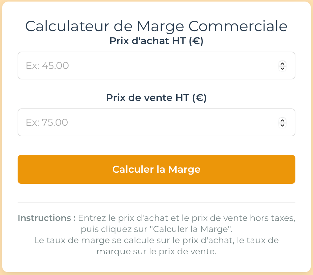 calculateur marge commerciale