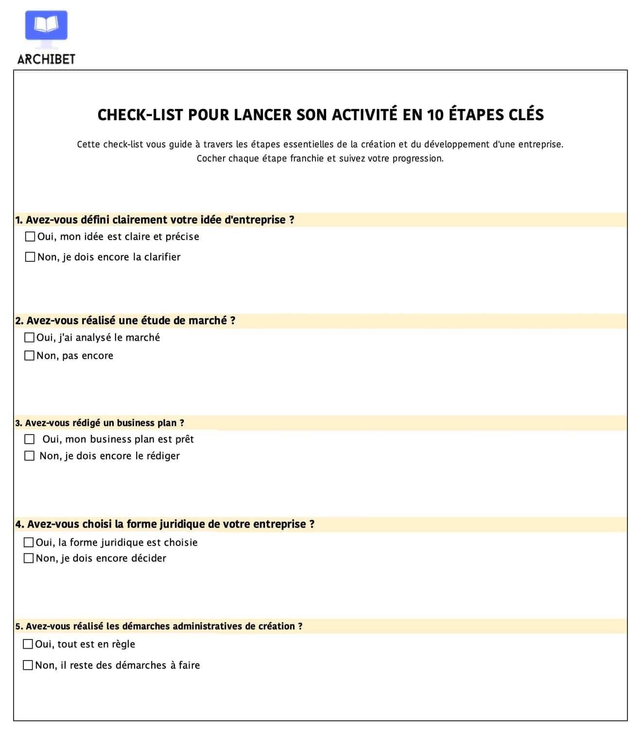 Check-list pour une 1ère embauche