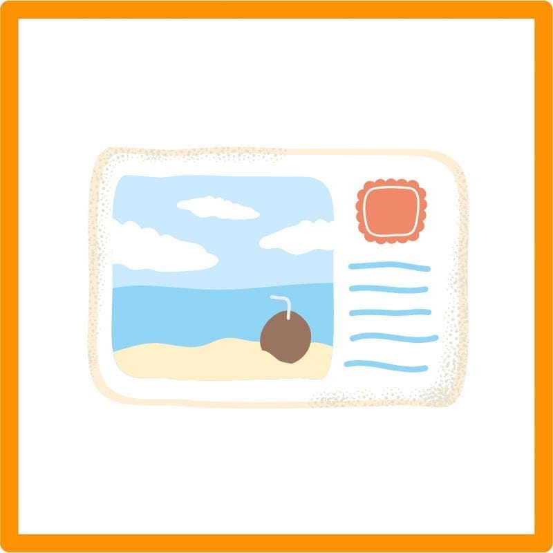 Send your grandchildren postcards when long-distance grandparenting