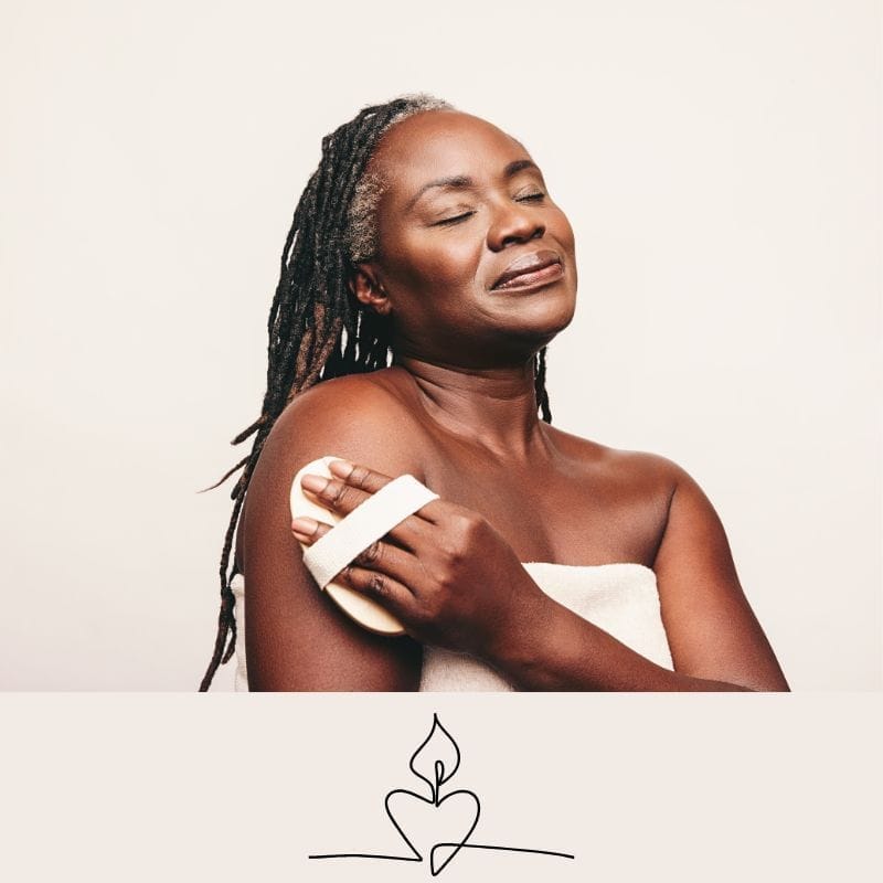Shower routine: Prep your skin before your shower - dry brushing