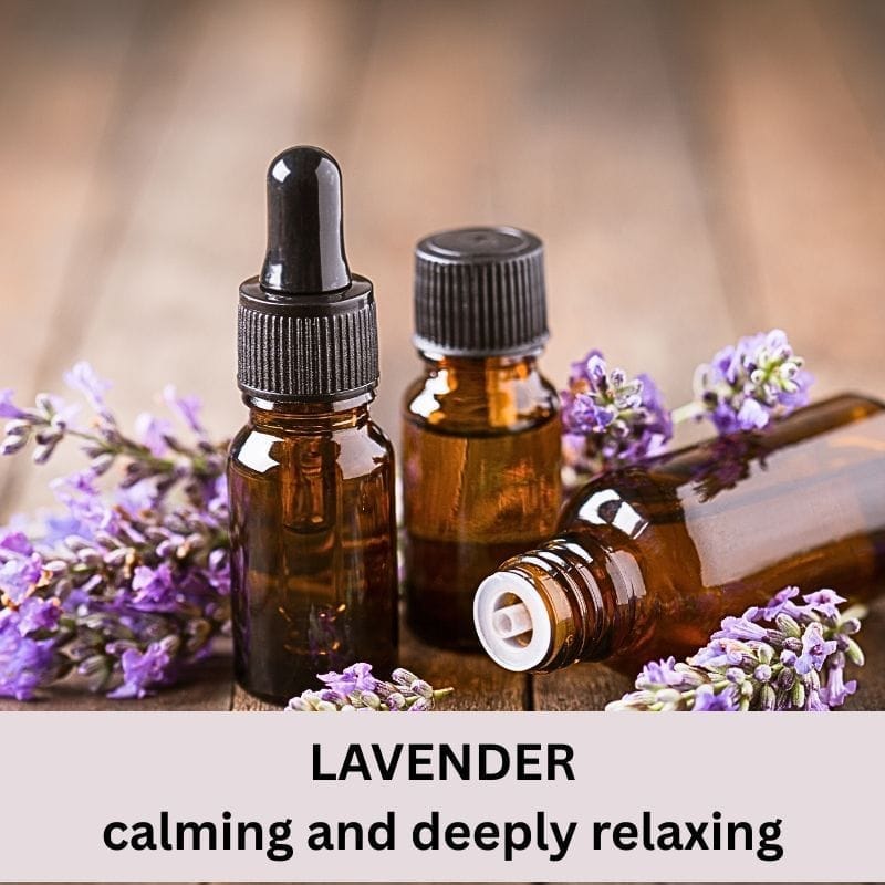 Lavender essential oils for calm and to relax