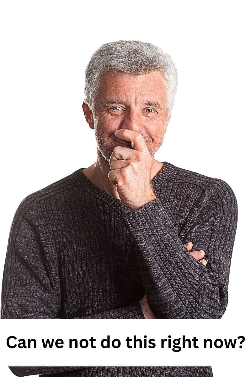 Man not wanting to talk upon partner asking about a possible problem