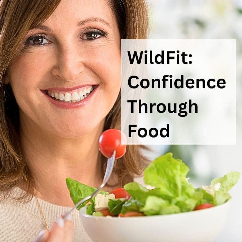 Woman with a bowl of healthy food - Boost Confidence Through the WildFit Program