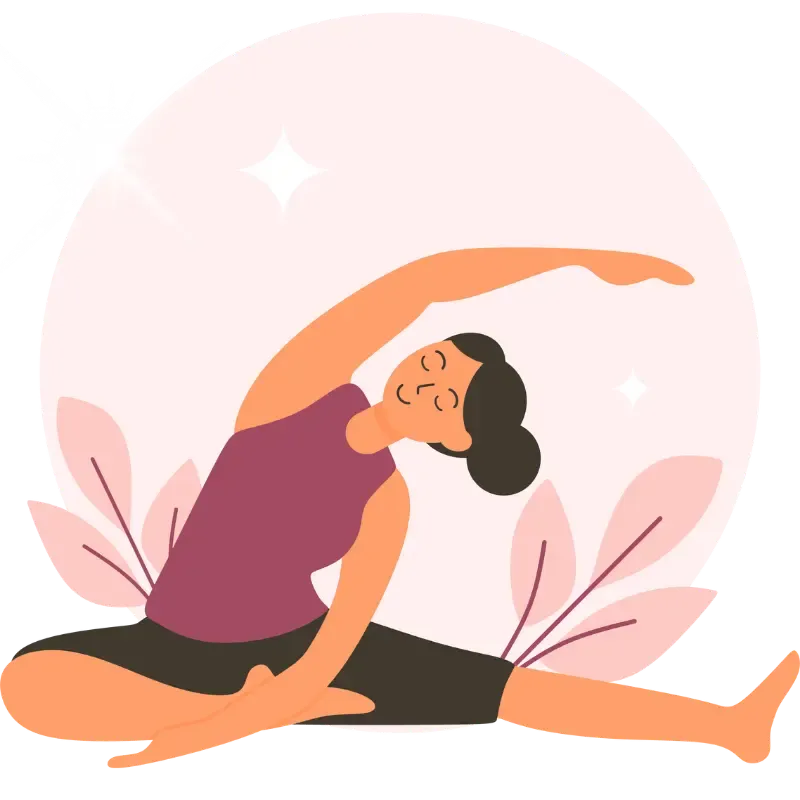 woman doing stretching technique, as part of moving with joy and strength