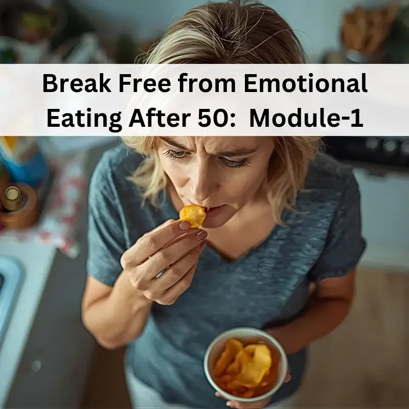 Woman eating crisps - representing article about how to break free from emotional eating