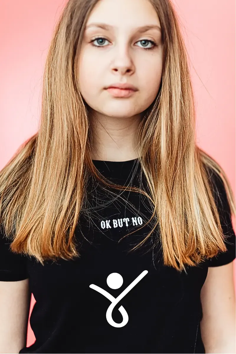 Teenage girl looking bland - representing youth experiences influences daily life