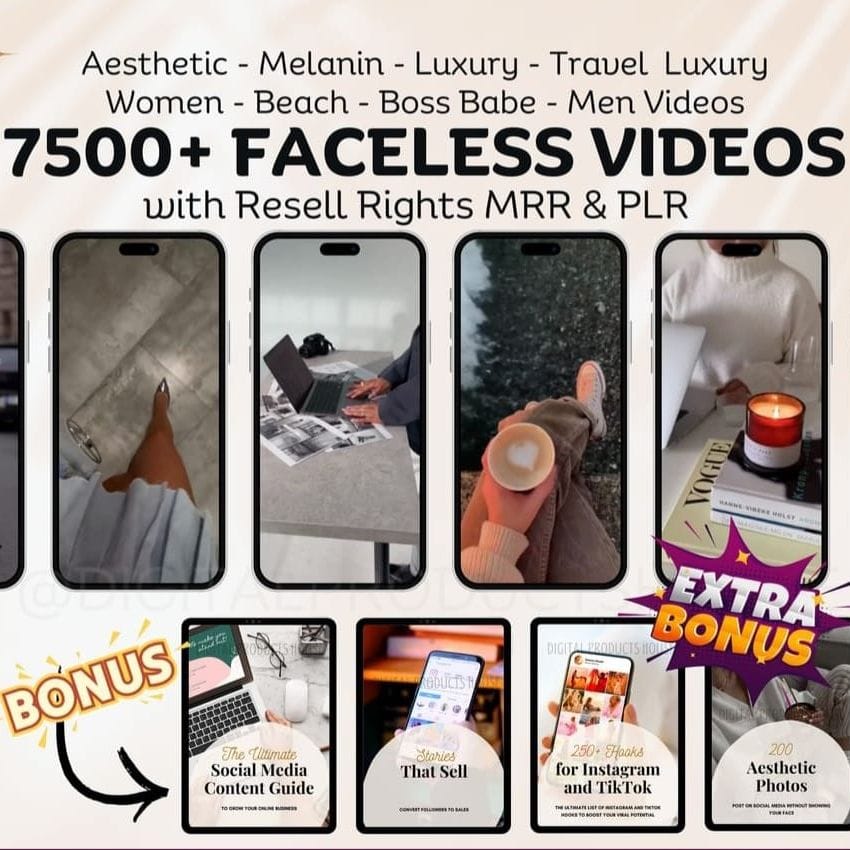 7500+ Faceless Reels Bundles