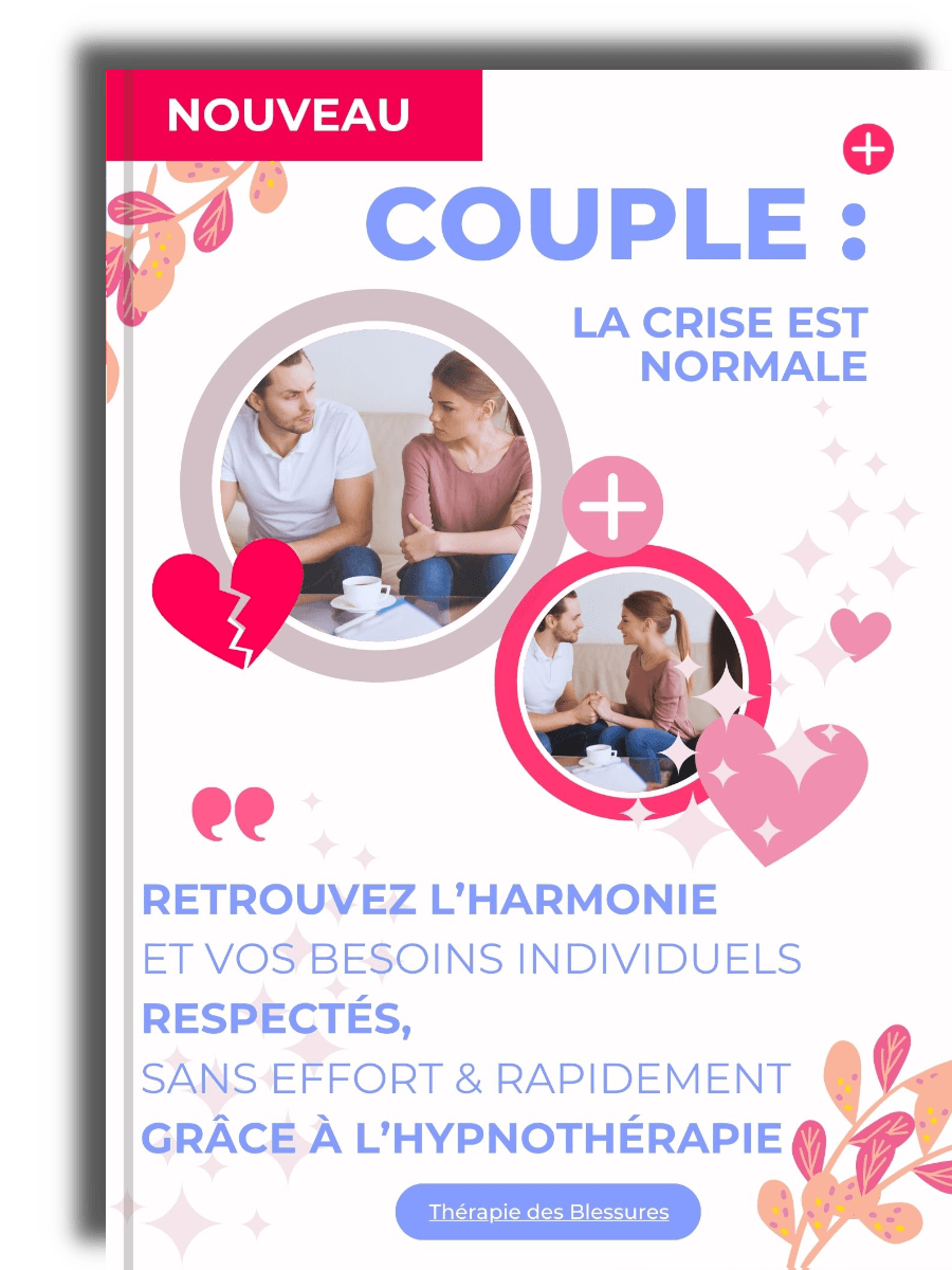couverture de l'"ebook comment sauver son couple avec l'hypnothérapie