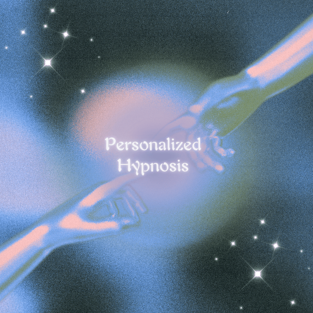 A calm and confident pregnant woman with long blonde hair, dressed in a white outfit, gently cradles her belly while looking thoughtfully to the side. The background is a soft beige, and overlaid text reads “1:1 Mindset Coaching” in a bold, elegant font on a muted brown banner, suggesting a personalized coaching service focused on mindset, possibly for expectant mothers or women on a healing journey.