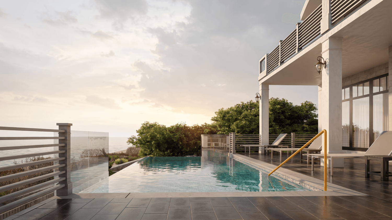 Professional pool visualization