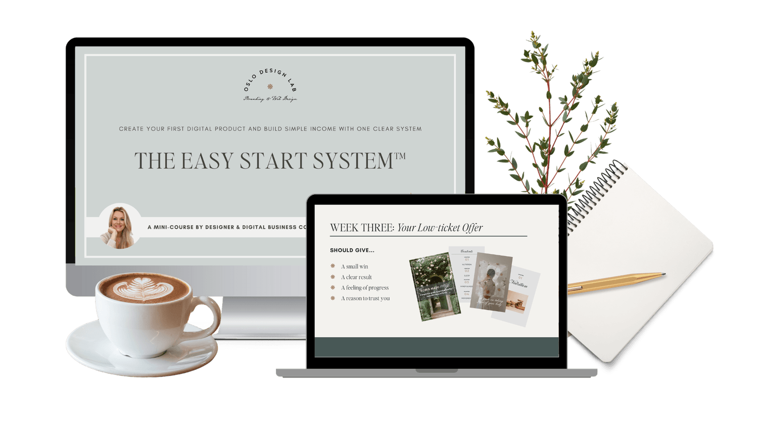 Digital product ideas including planners, journals, trackers, cards, to resell as your own