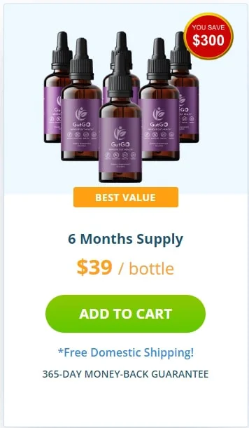 Order Now Gut Go 6 Bottles