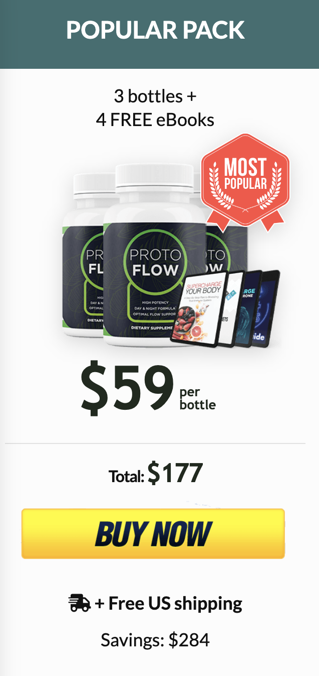 Order Now Protoflow 3 bottles