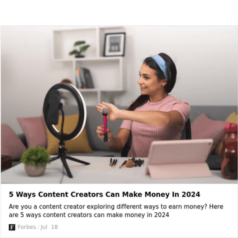5 Ways Content Creators Can Make Money In 2024