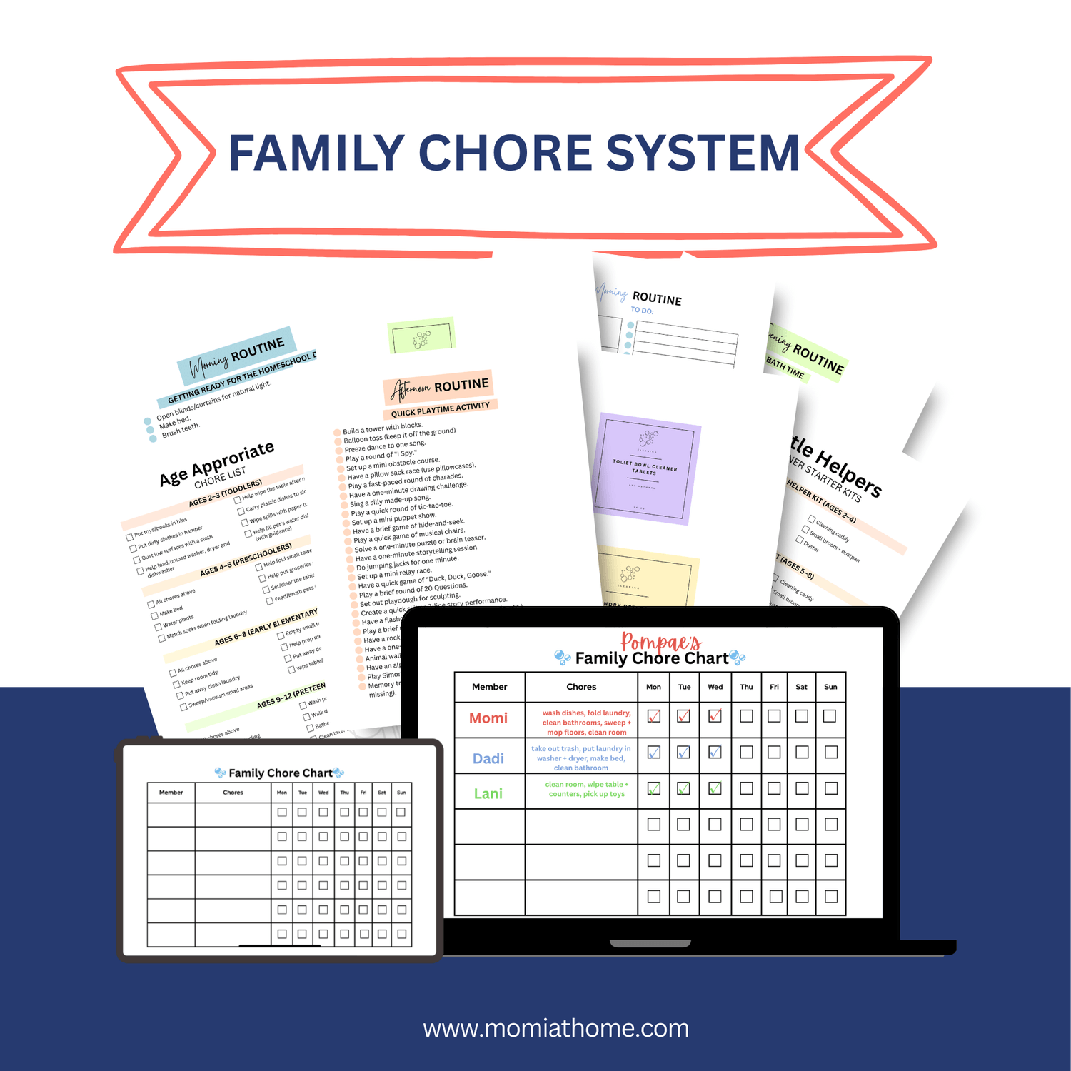 $7 Family Chore System