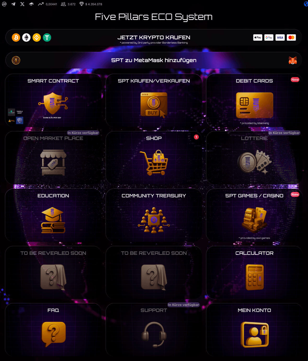 Five Pillars ECO Dashboard