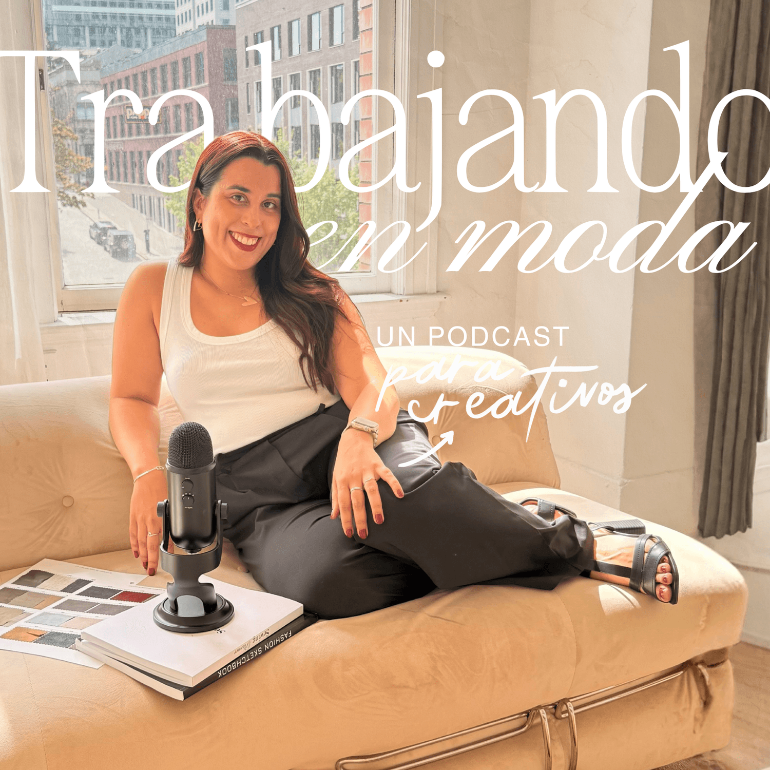 Denise en el podcast Trabajando en Moda