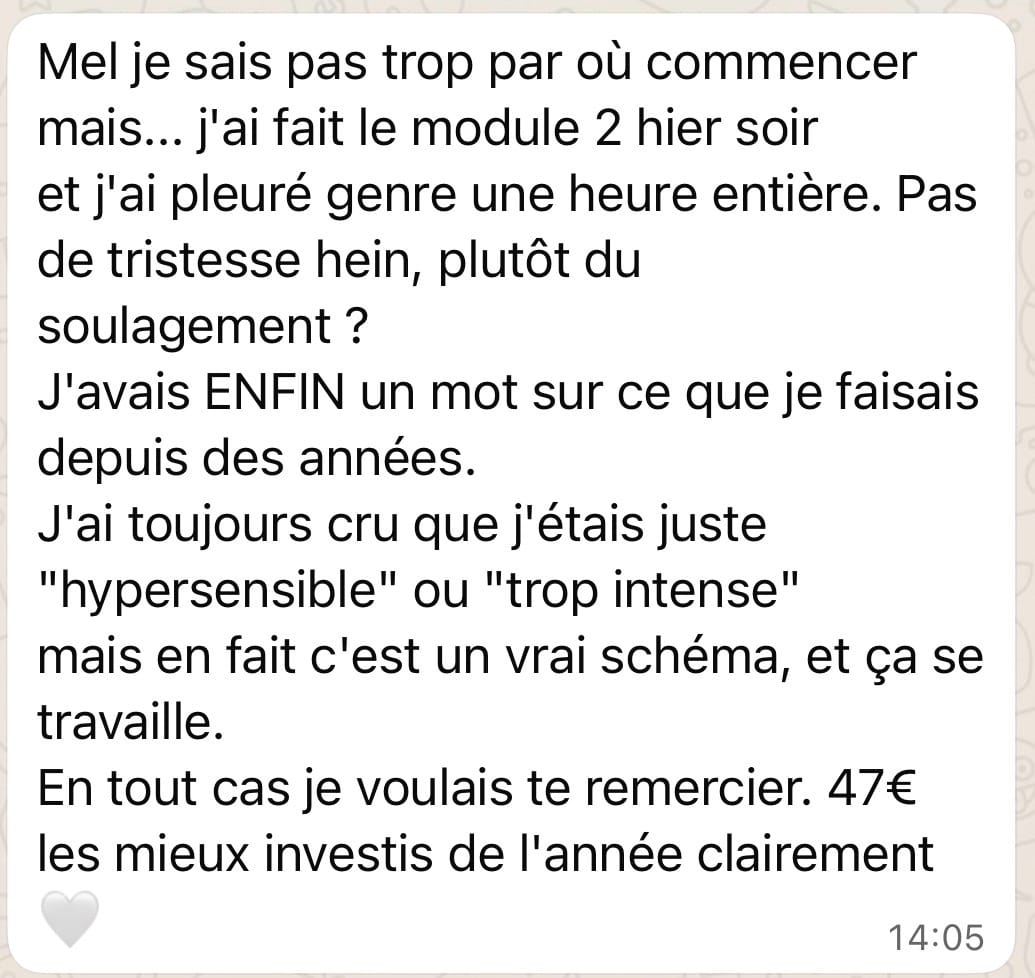 Témoignage 1
