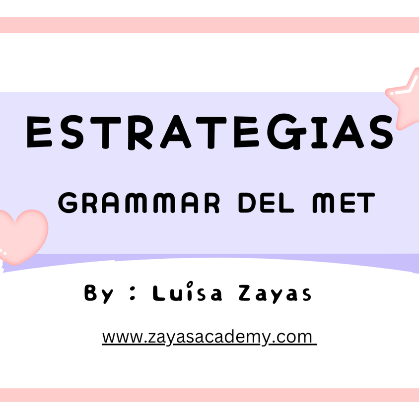 Estrategias de Grammar para el MET