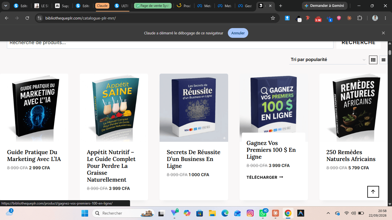 Catalogue de la bibliothèque PLR