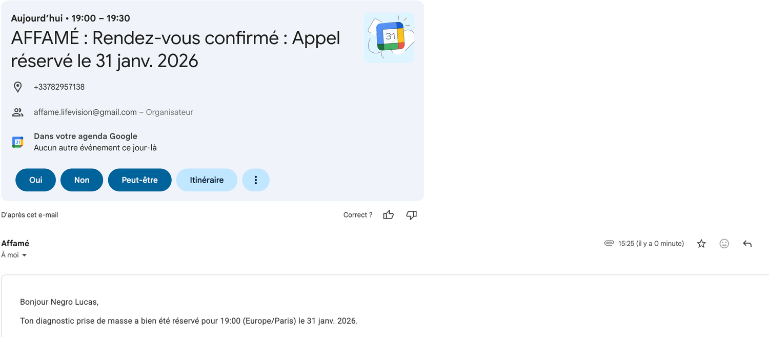 Aperçu du mail de confirmation que tu vas recevoir