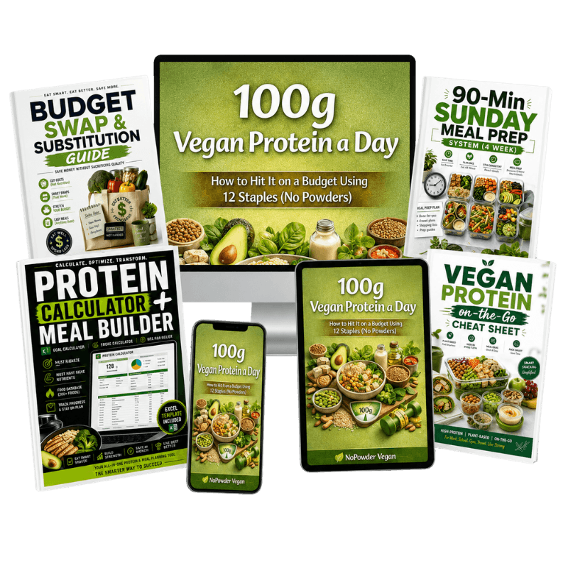 100g Vegan Protein a Day ebook mockup