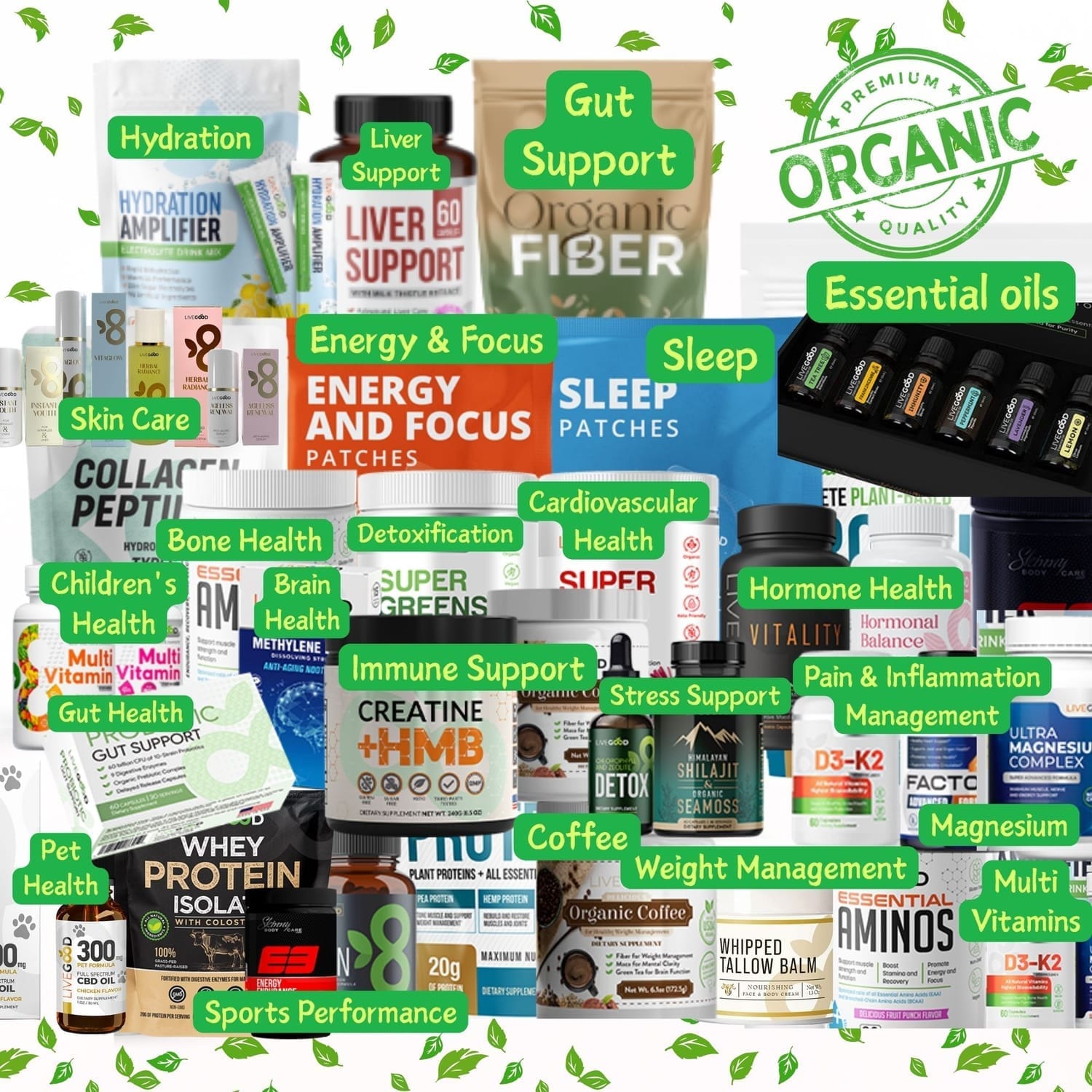 Shop organic products
