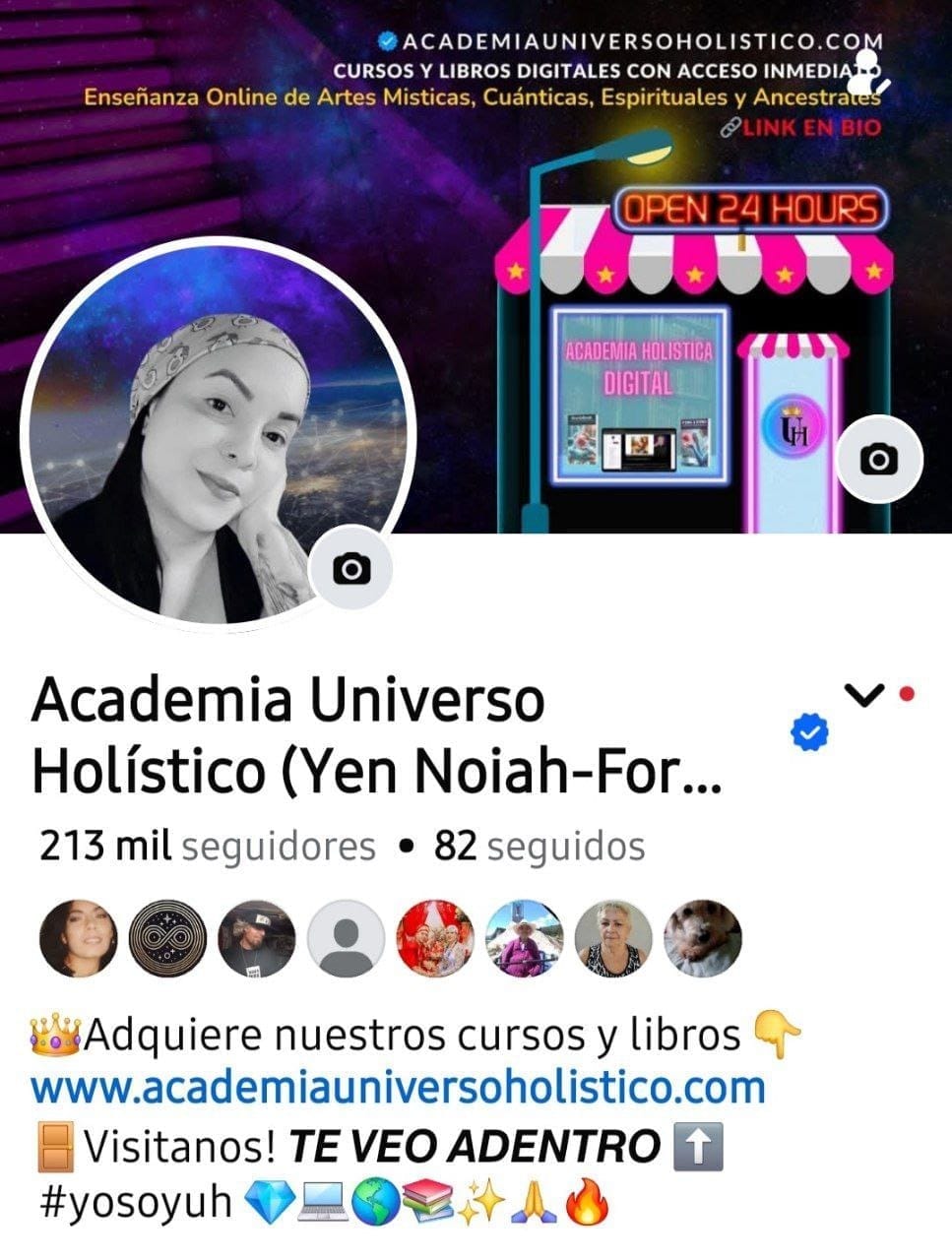 Academia Universo Holistico, yo soy Yen Noiah