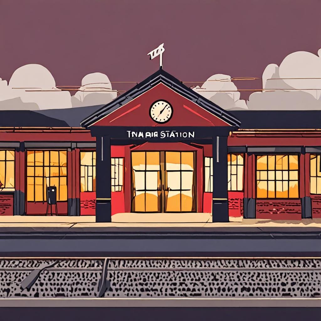 train station