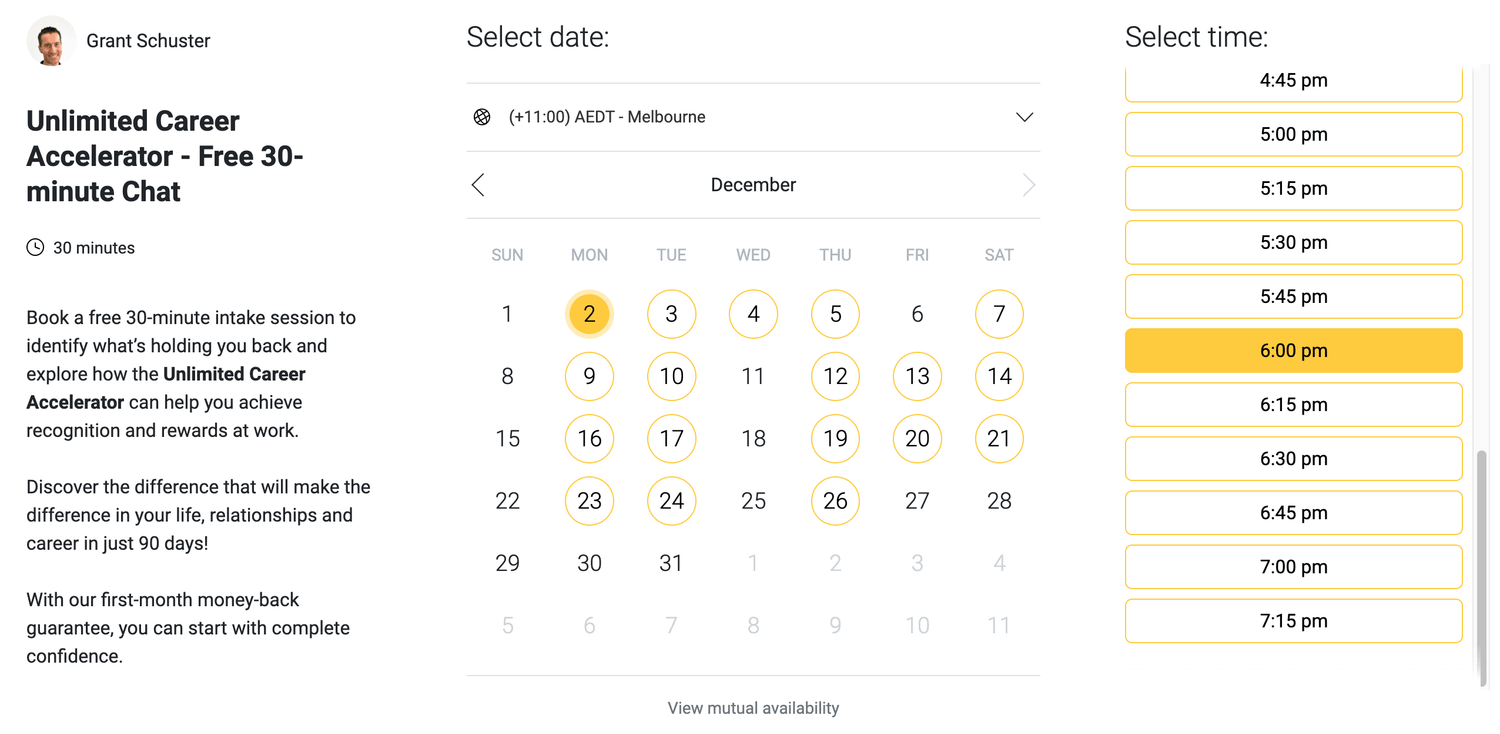 book free call scheduler - click here