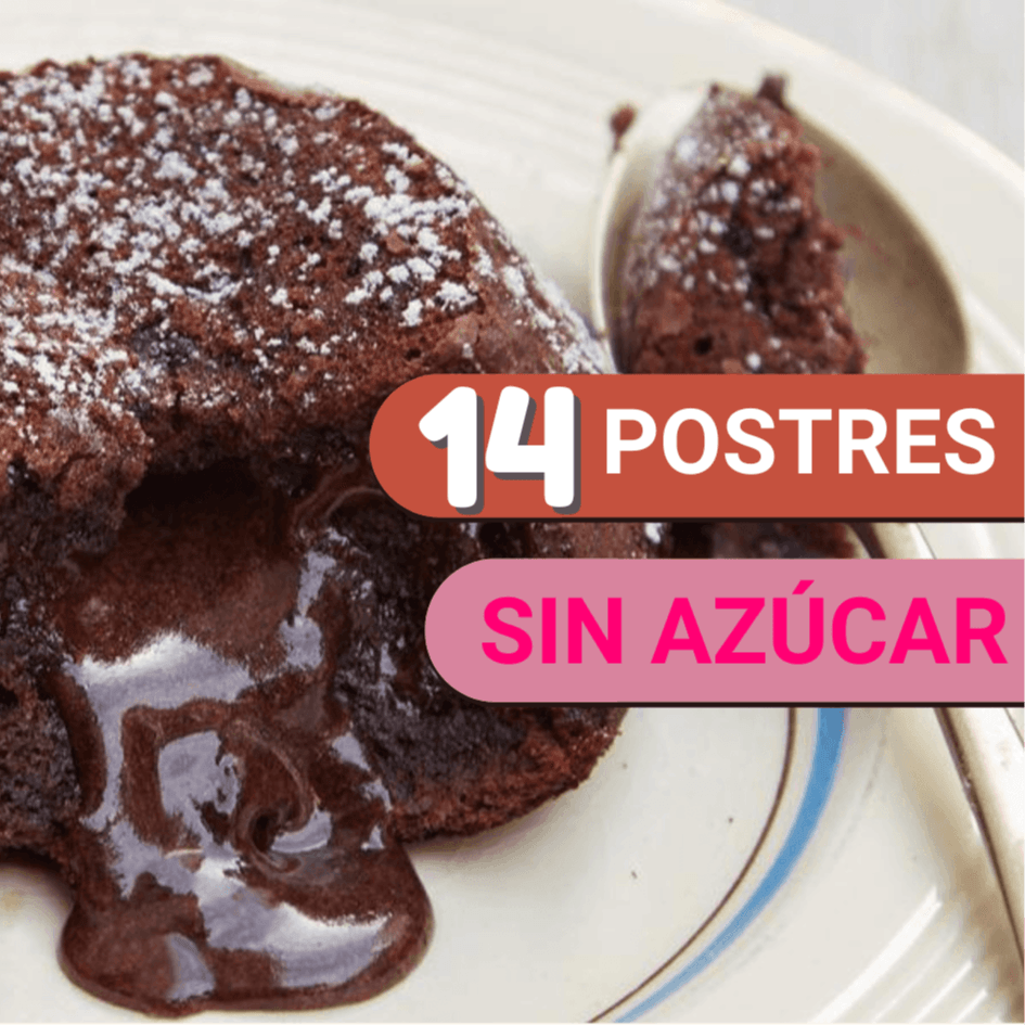 14 Postres sin azúcar