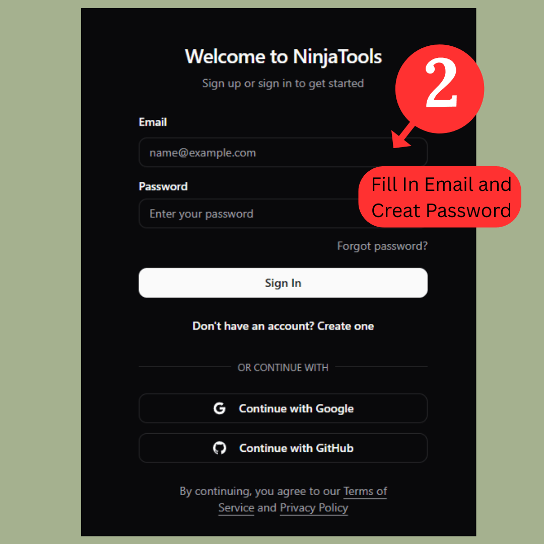 Zight Sign Up Page