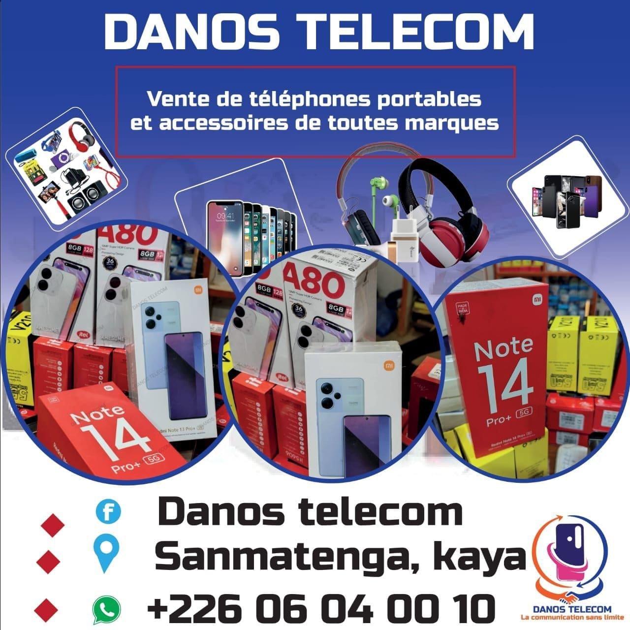 Une affiche de la quincaillerie DANOS 